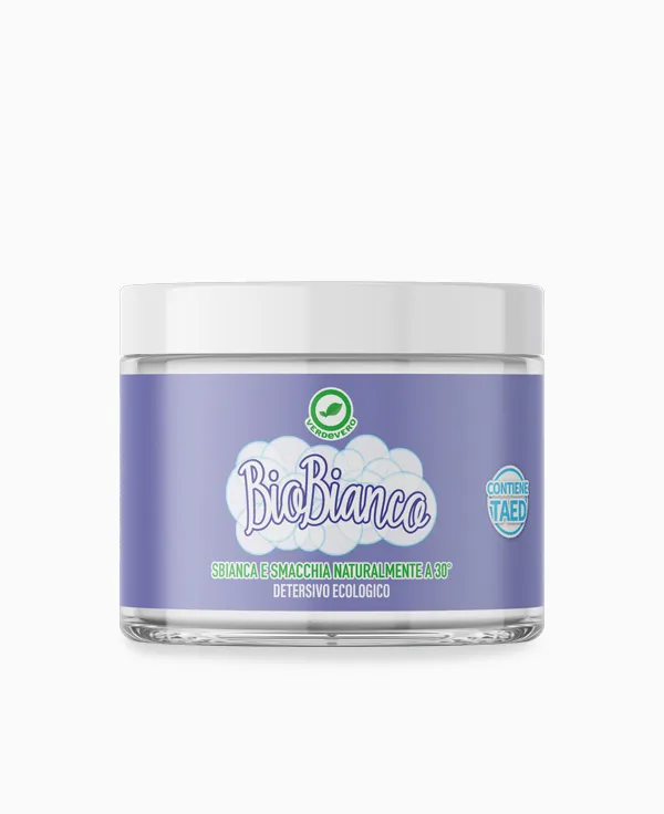 BIOBIANCO 450g - Sbiancante per bucato attivo a 30 gradi