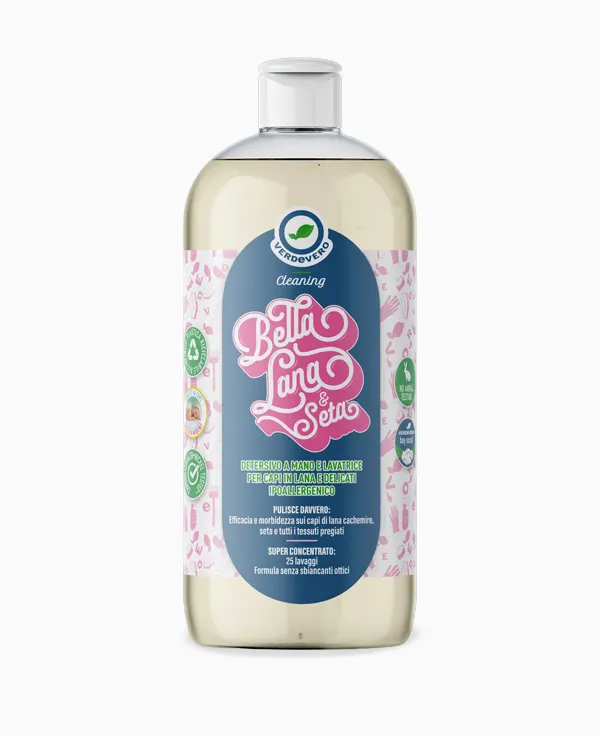 BELLALANA & SETA 1L - Detersivo ipoallergenico per delicati, lana e seta